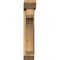 Ekena Millwork Legacy Slat Rough Sawn Bracket w/ Offset Brace, Western Red Cedar, 6"W x 24"D x 32"H BKT0604X24X32LEC06RWR - alternate 2